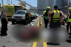 مصرع سائق دراجة نارية إثر حادث طرق مروع على شارع 20 في المركز