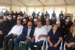 الإحتفال بمراسم وضع حجر الأساس للمبنى الجديد لمدرسة "الأمين" التوحيديّة في جولس