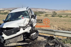 شارع 90: إصابة متوسطة وست إصابات طفيفة في حادث سير