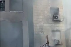حريق في ساحة مبنى سكني بأشدود دون تسجيل إصابات