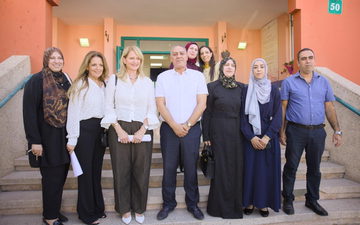 مديرة لواء حيفا سيجال كوهن في زيارة ميدانية لمؤسسات التربية والتعليم في كفرقرع: