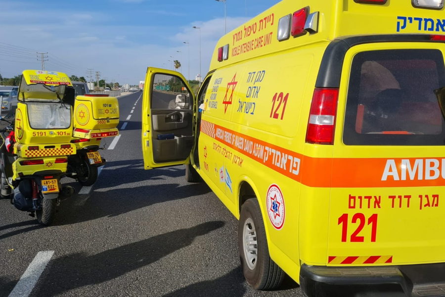 الجليل الأعلى: إصابة خطيرة لسائق دراجة نارية في حادث ذاتي على شارع  8944