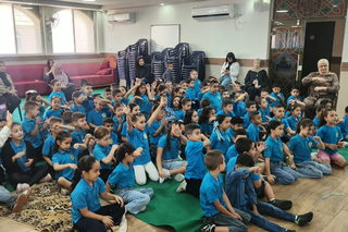 المكتبة العامة في كفرمندا تنظم ساعة سرد قصة لجميع لمدارس الابتدائية في البلدة