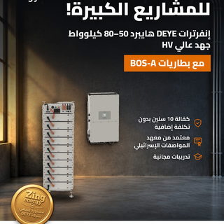 الشمس تشرق من أجلك… والربح يبدأ من التخزين! Zing Energy — المستورد الرسمي لشركة DEYE. –