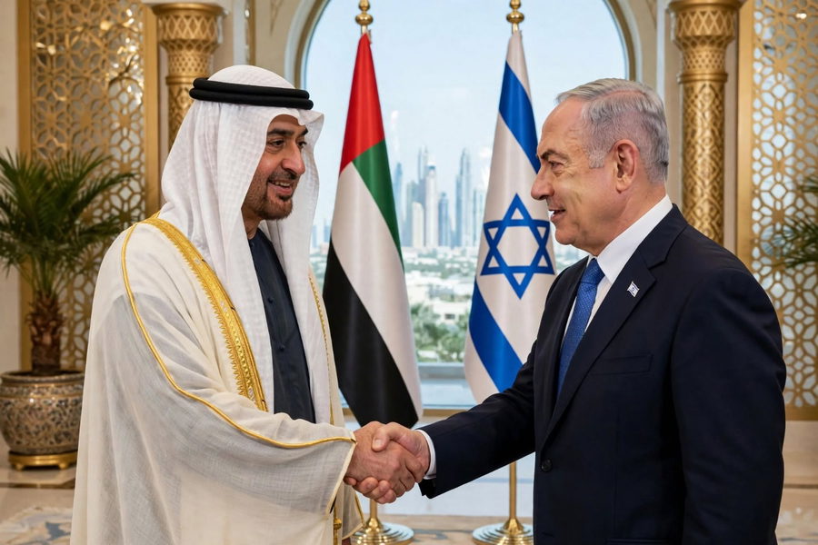 الإمارات: بن زايد ونتنياهو يبحثان العلاقات الثنائية وسبل تعزيزها