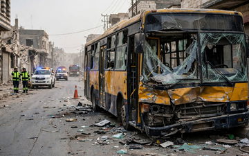 سوريا: مقتل 7 أشخاص في إطلاق نار استهدف حافلة بمحافظة حمص