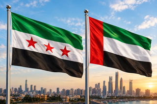 محمد بن زايد والشرع يبحثان التطوّرات الإقليميّة وتعزيز التّعاون بين الإمارات وسوريّة