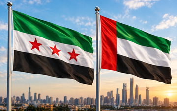 محمد بن زايد والشرع يبحثان التطوّرات الإقليميّة وتعزيز التّعاون بين الإمارات وسوريّة