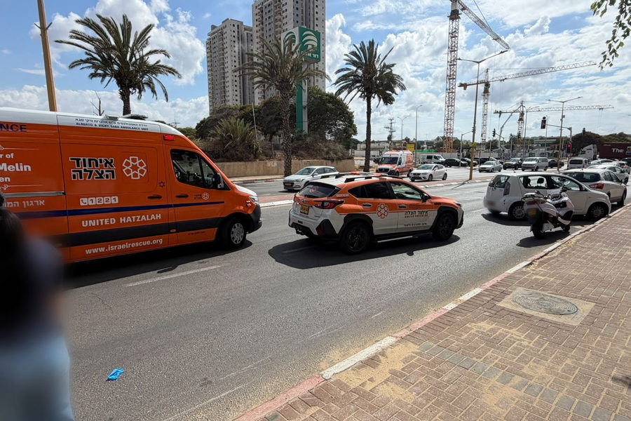 أسدود: إصابة مُسنّ (75 عامًا) بحادث دراجة ناريّة