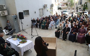 كفر كنا: اجتماع نسائي حواري بمشاركة مرشحي القائمة المشتركة بكر عواودة ونهاية وشاحي