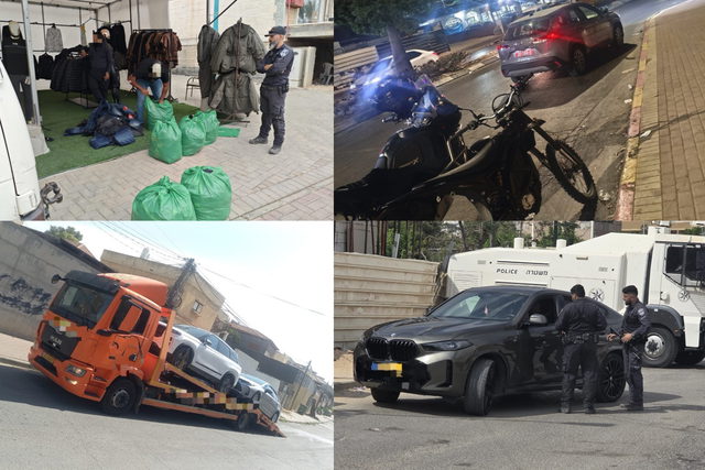 رهط: تحرير عشرات المخالفات المرورية وضبط مركبات فارهة لأصحاب ديون ضريبية تتجاوز قيمتها المليون شاقل