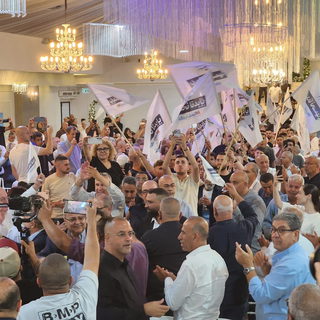 انطلاق المهرجان الانتخابي المركزي للقائمة المشتركة في وادي عارة بمشاركة جماهيرية واسعة