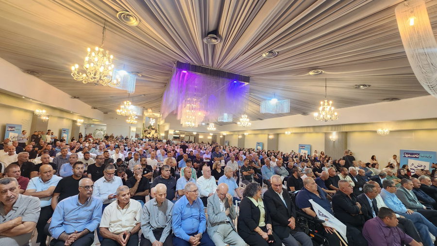 انطلاق المهرجان الانتخابي المركزي للقائمة المشتركة في وادي عارة بمشاركة جماهيرية واسعة
