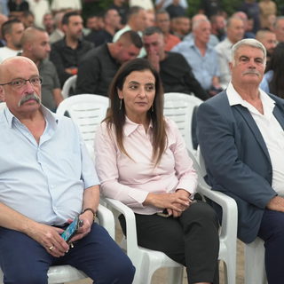 إكسال | حشد جماهيري واسع في المهرجان الانتخابي للقائمة المشتركة دعمًا للمحامي أحمد دراوشة