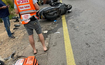 الرّينة: إصابة متوسطة لشاب بحادث دراجة نارية