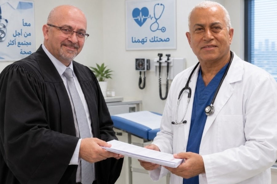 ممثل القائمة المشتركة في الرملة الدكتور عوني كحيل  يرفع دعوى قضائية على خلفية تصريحات ضد الأطباء العرب