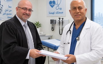 ممثل القائمة المشتركة في الرملة الدكتور عوني كحيل  يرفع دعوى قضائية على خلفية تصريحات ضد الأطباء العرب