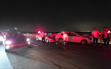 إصابتان متوسطتان وأخرى طفيفة بحادث سير على شارع 6 قرب مفرق شورك