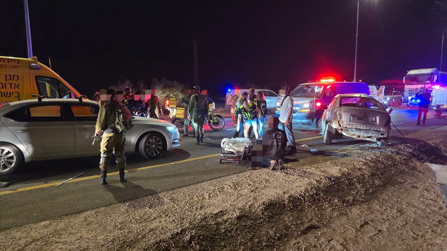 إصابة 3 أشخاص بجراح خطيرة ومتوسطة إثر حادث طرق على شارع 90
