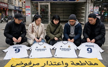 اعتذار مرفوض.. الصينيون يحرقون قمصان مبابي ويصعّدون المقاطعة